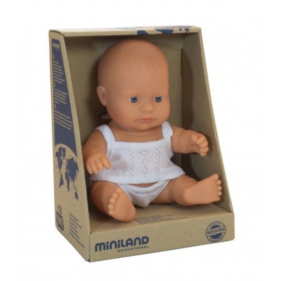 By Category Miniland Educational | Miniland 21Cm Baby Dolls - Caucasian Boy