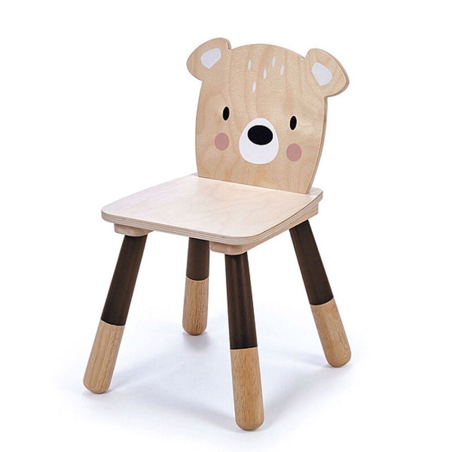 By Category Tender Leaf Toys | Tender Leaf Toys - Forest Wooden Bear Chair (3+ Yrs)