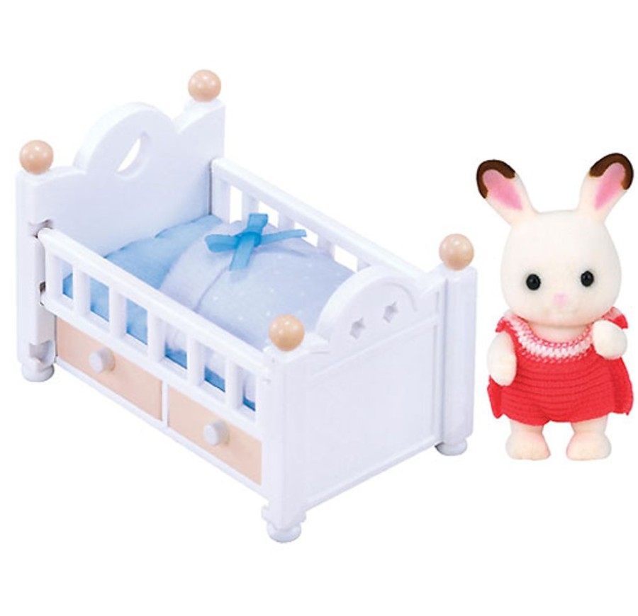 By Category Sylvanian Families | Sylvanian Families - Chocolate Rabbit Baby Set