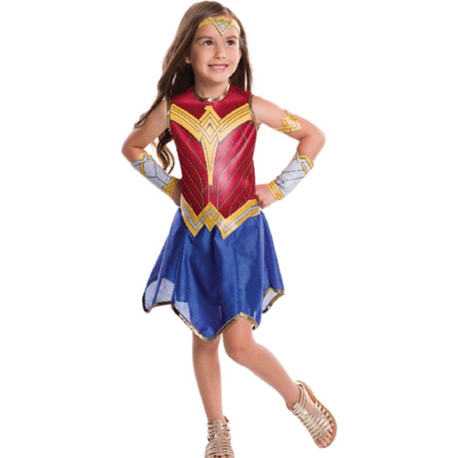 By Category Rubies Deerfield | Dc Comics Wonder Woman Child Costume - (Size 3 To 5)