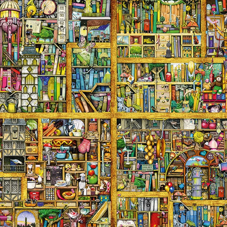 By Category Ravensburger | Colin Thompson - The Magical Bookcase Jigsaw (18,000 Pieces)