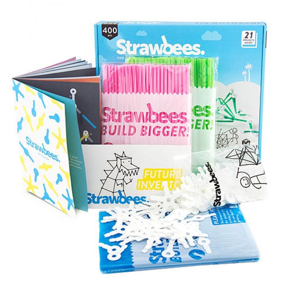 By Category Strawbees | Strawbees Inventor Kit (450 Pieces, 6+ Yrs)