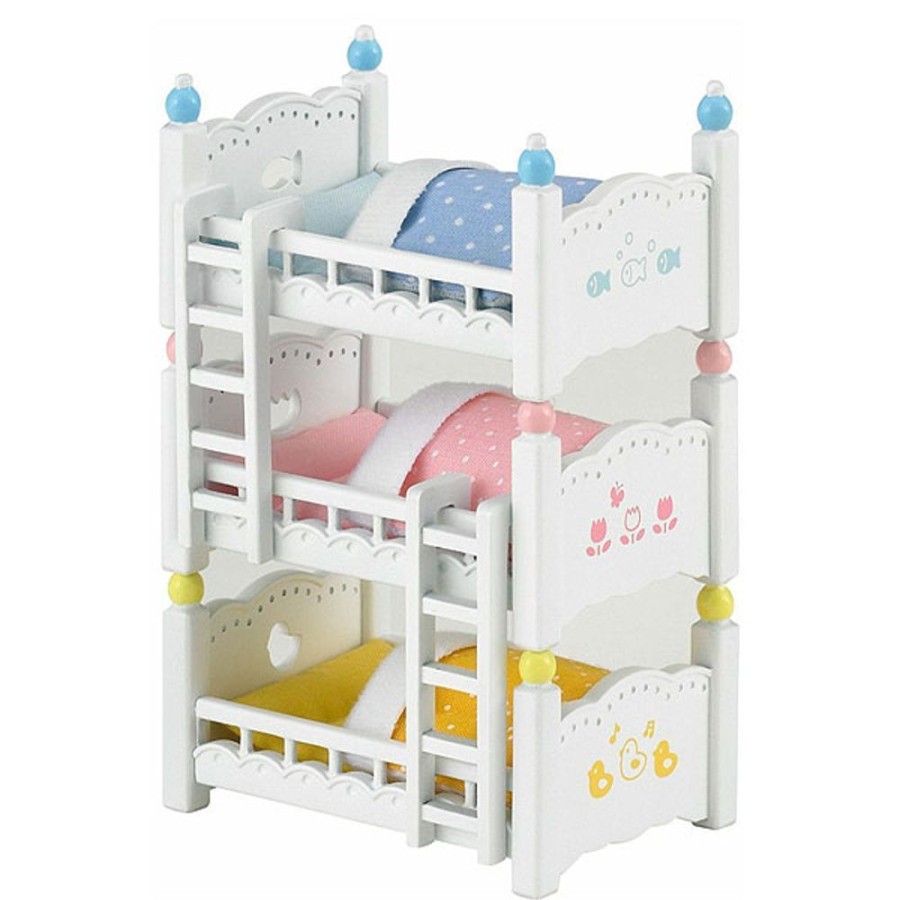 By Category Sylvanian Families | Sylvanian Families Furniture Sets - Triple Bunk Beds