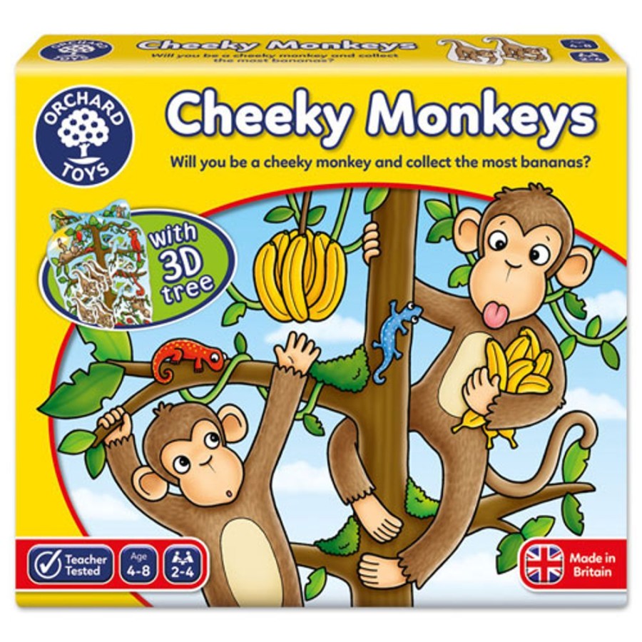 By Category Orchard Toys | Orchard Toys - Cheeky Monkeys Number And Counting Game (4-8 Yrs, 2-4 Players)