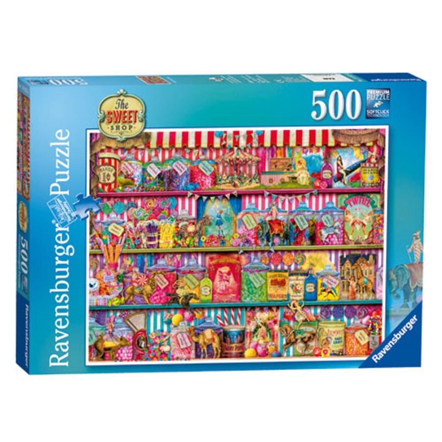 By Category Ravensburger | Ravensburger Sweet Shop Puzzle (500 Pieces, 12+ Yrs)