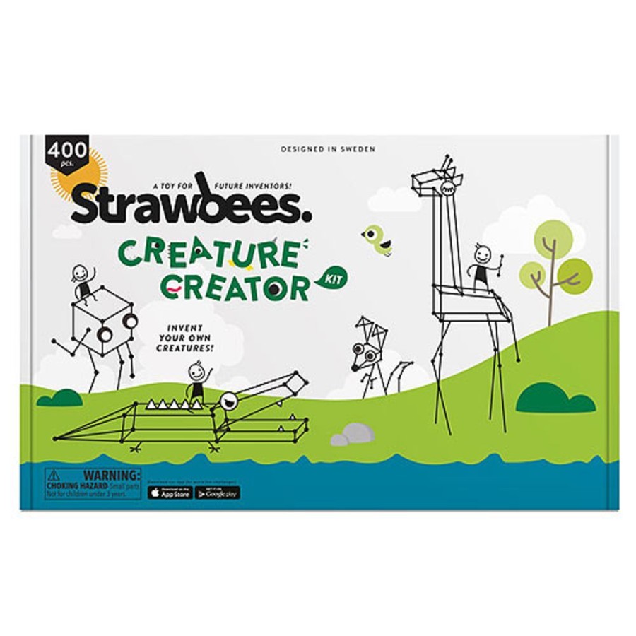 By Category Strawbees | Strawbees Creature Creator Kit (400 Pieces, 5+ Yrs)