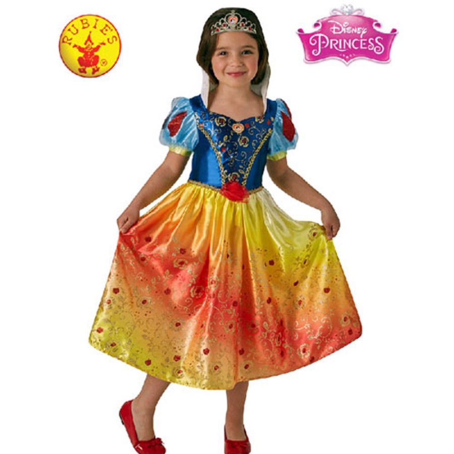 By Category Rubies Deerfield | Disney Snow White Rainbow Deluxe Child Costume Size 6-8 (6 To 8 Years)