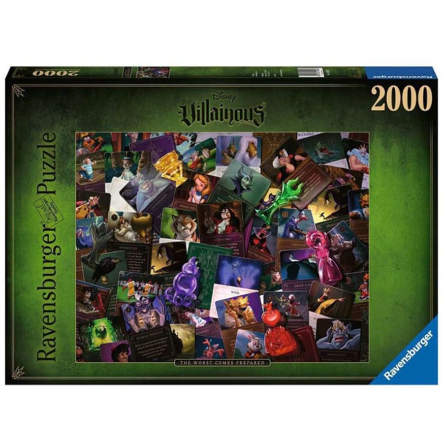 By Category Ravensburger | Ravensburger Disney Villainous - The Worst Comes Prepared Puzzle (2000 Pieces)