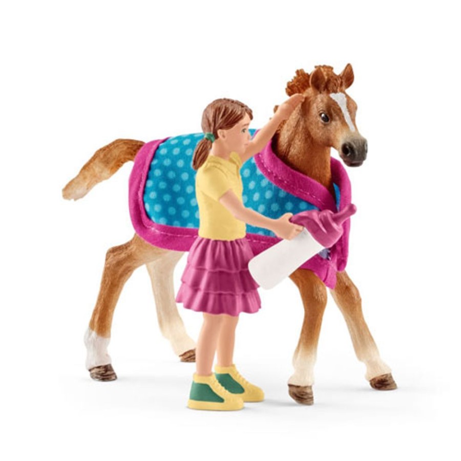 By Category Schleich | Schleich Horse Club - Foal With Blanket