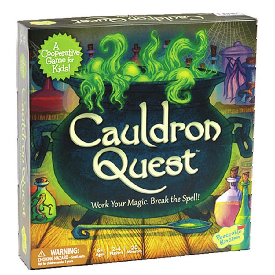 By Category Peacable Kingdom | Cauldron Quest Cooperative Board Game (6+ Yrs, 2-4 Players)