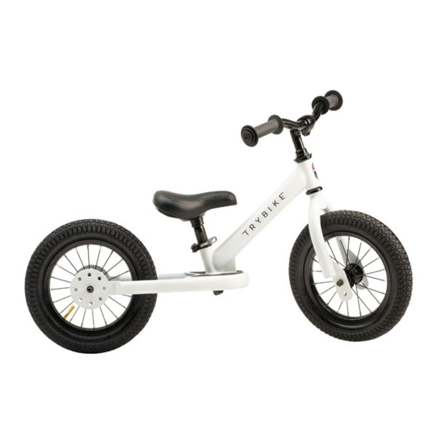 By Category Trybike | Trybike Steel 2-In-1 Tricycle And Balance Bike - White