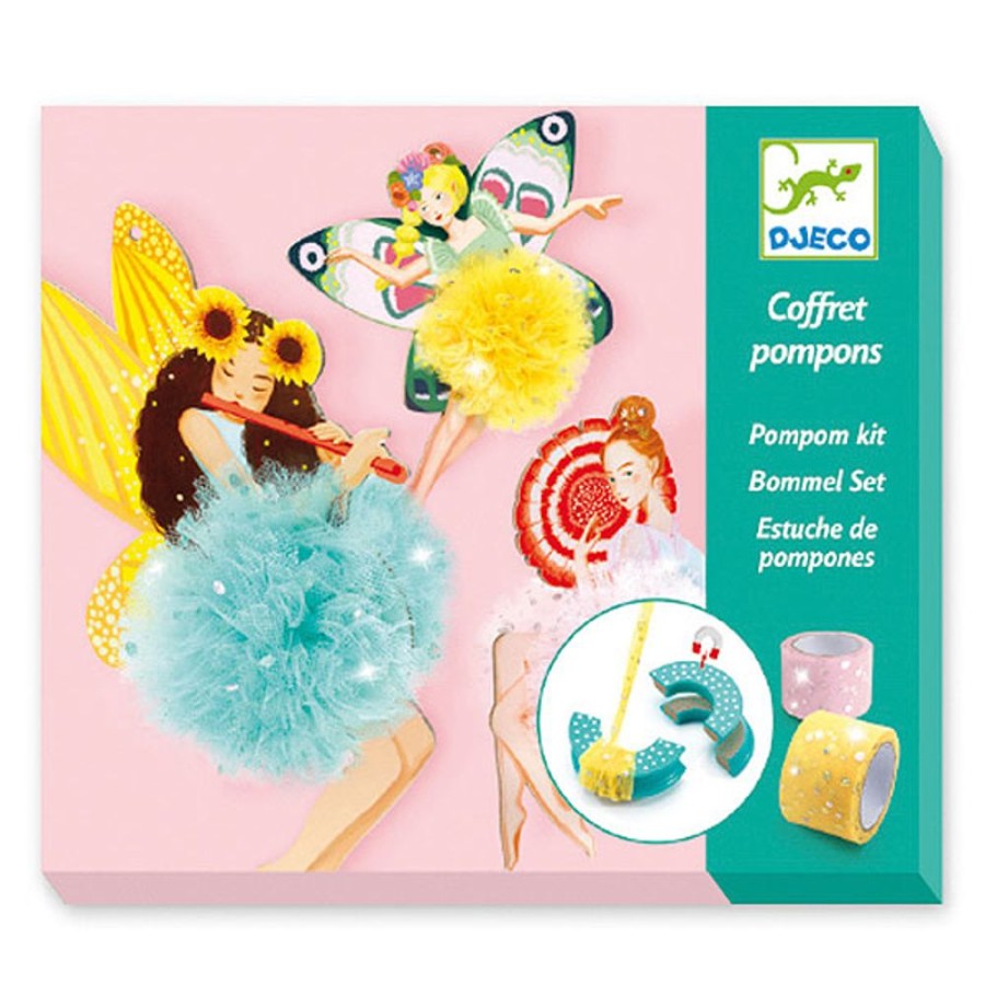 By Category Djeco | Djeco Fairy Pompoms Craft Set (7+ Yrs)