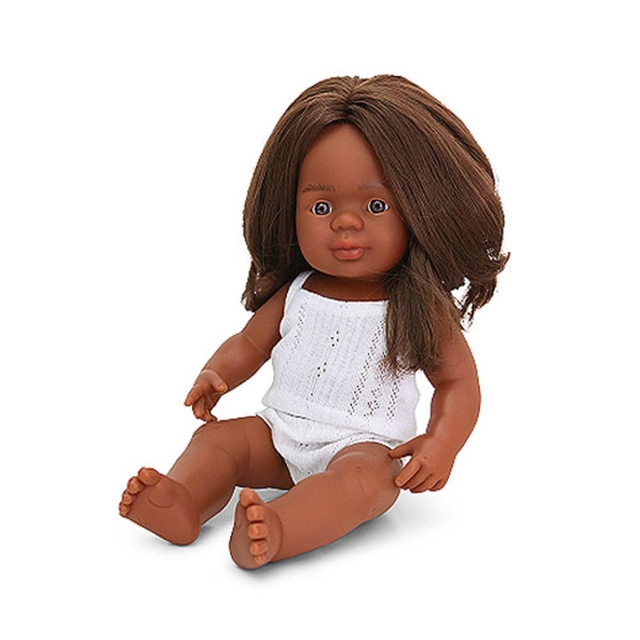 By Category Miniland Educational | Miniland 38Cm Baby Dolls - Australian Aboriginal Girl