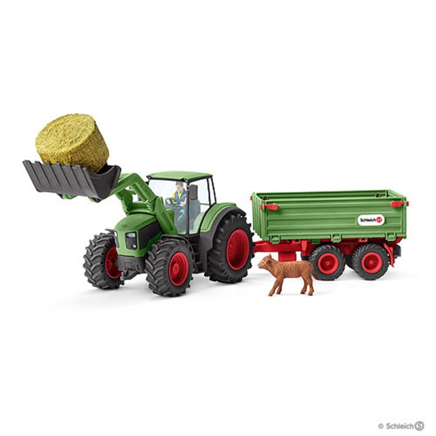 By Category Schleich | Schleich Farm - Tractor With Trailer Set