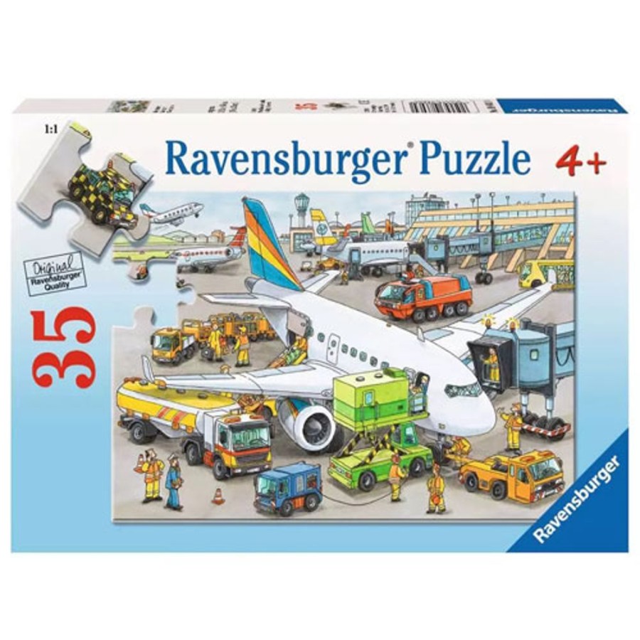 By Category Ravensburger | Ravensburger Busy Airport Puzzle (35 Pieces, 4+ Yrs)