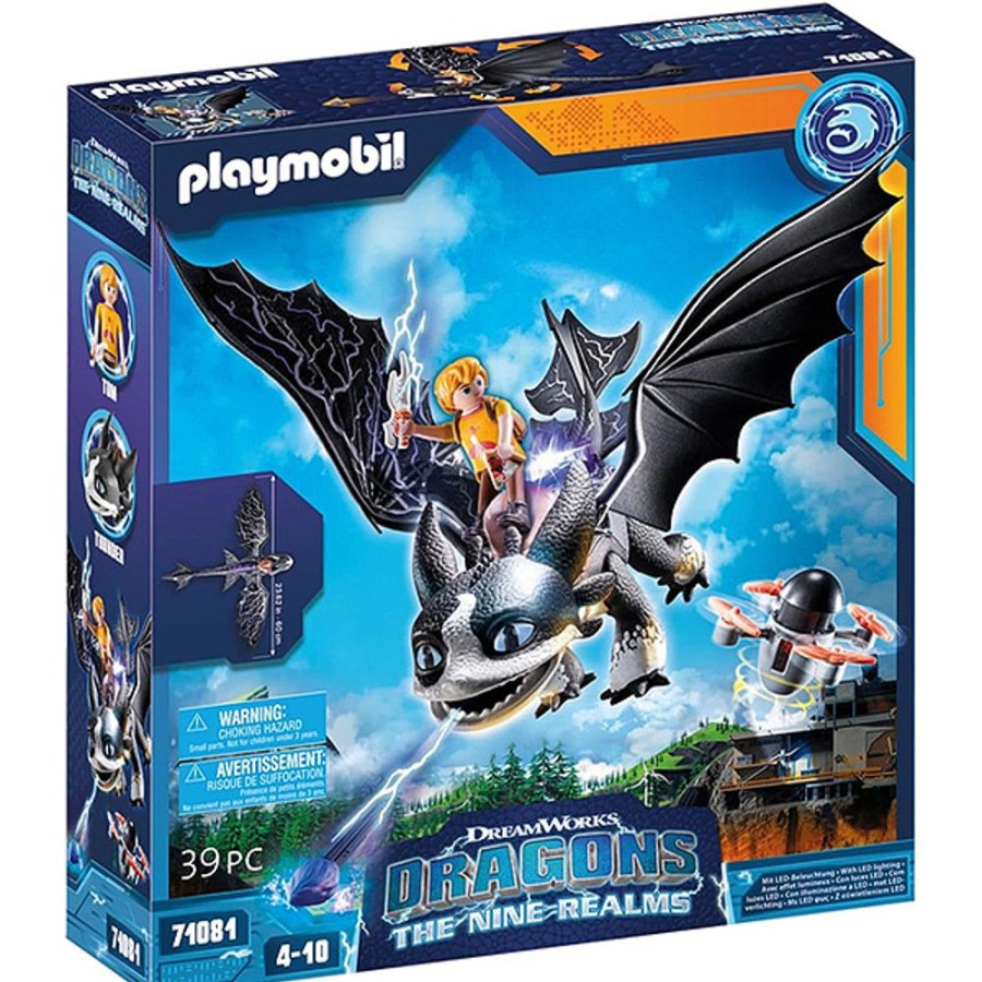 By Category Playmobil | Playmobil - Dragons: The Nine Realms - Thunder And Tom (4+ Years)