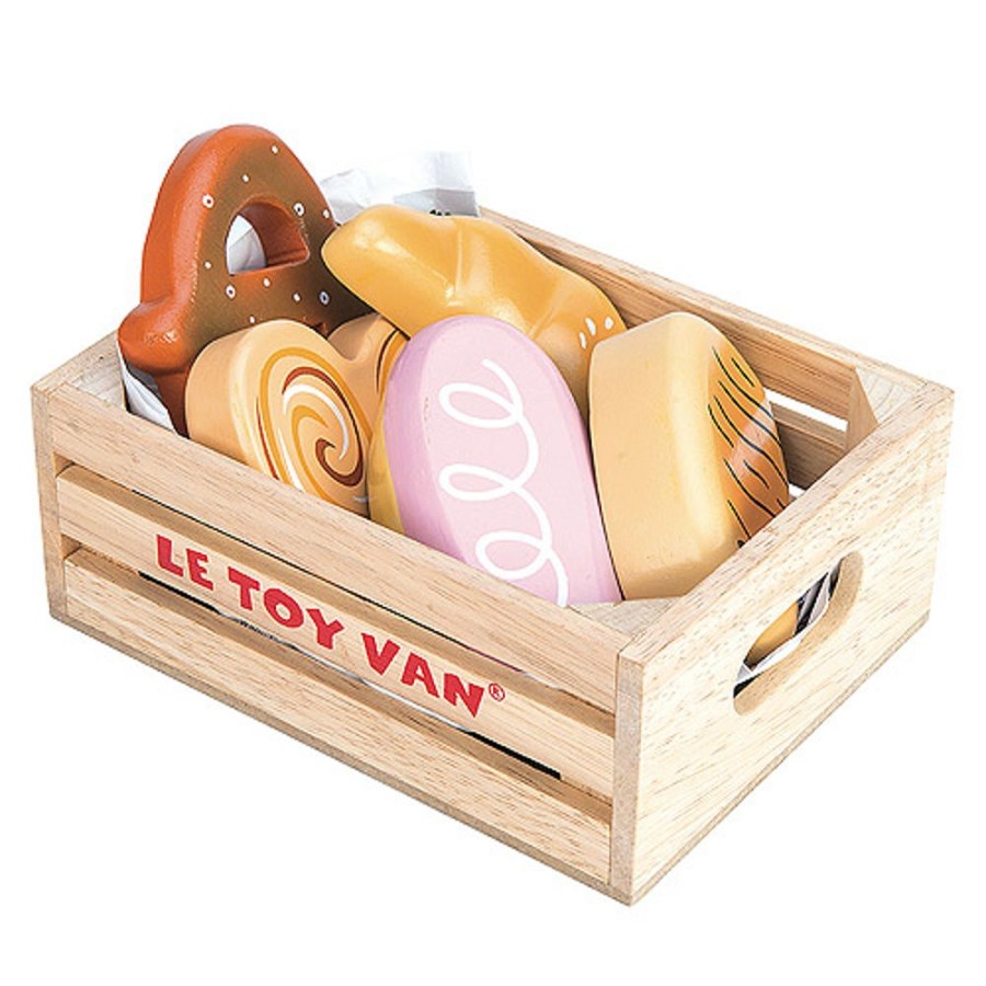 By Category Le Toy Van | Honeybake Baker Basket In Crate By Le Toy Van