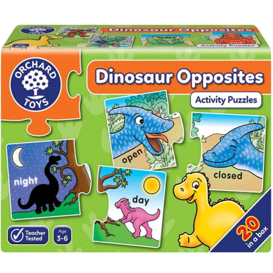 By Category Orchard Toys | Orchard Toys Dino Opposites Activity Puzzles (3-6 Years)