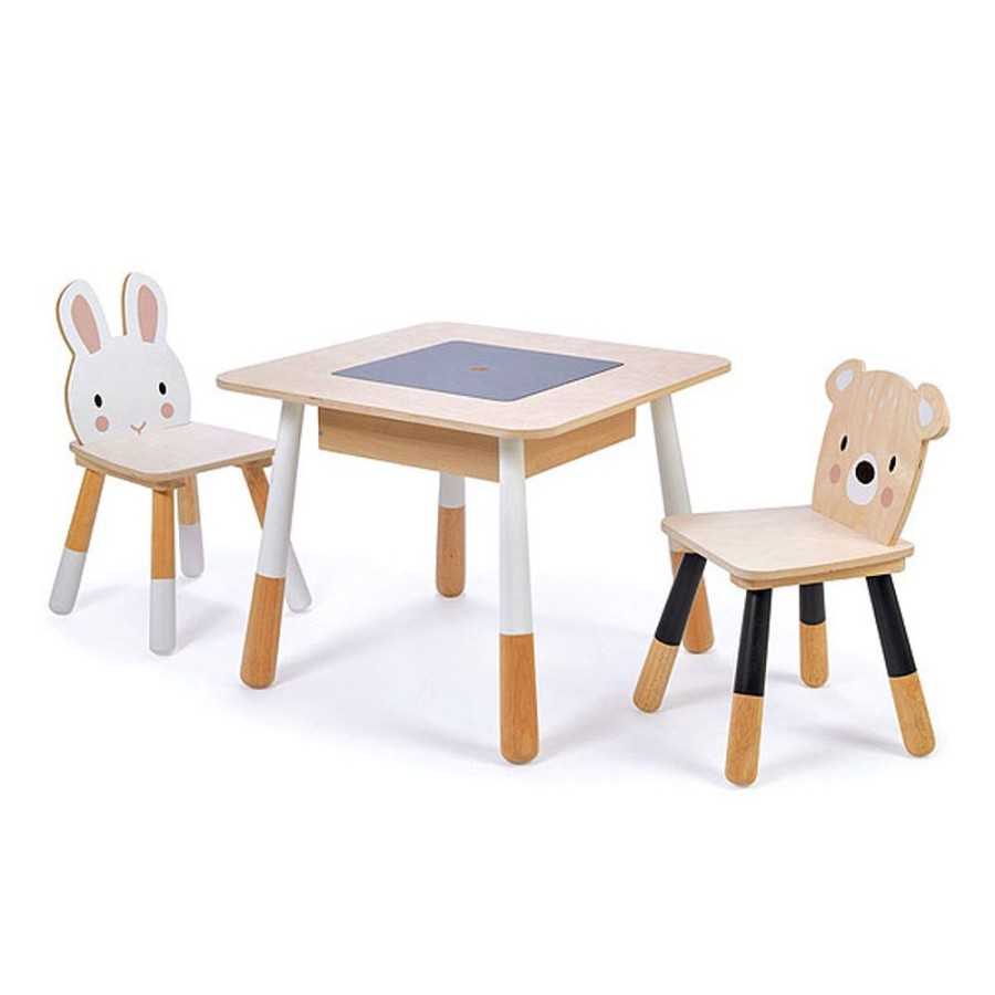 By Category Tender Leaf Toys | Tender Leaf Toys - Forest Wooden Table And 2 Chairs (3+ Yrs)