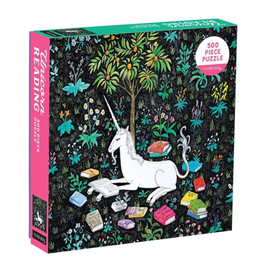 By Category Mudpuppy | Mudpuppy Puzzle - Unicorn Reading (500 Pieces, 8+ Yrs)