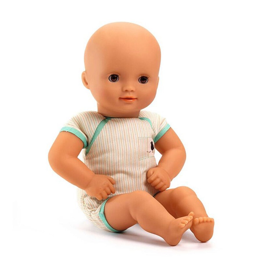 By Category Djeco | Djeco Pomea Soft Body Doll - 32Cm - Boy - Green