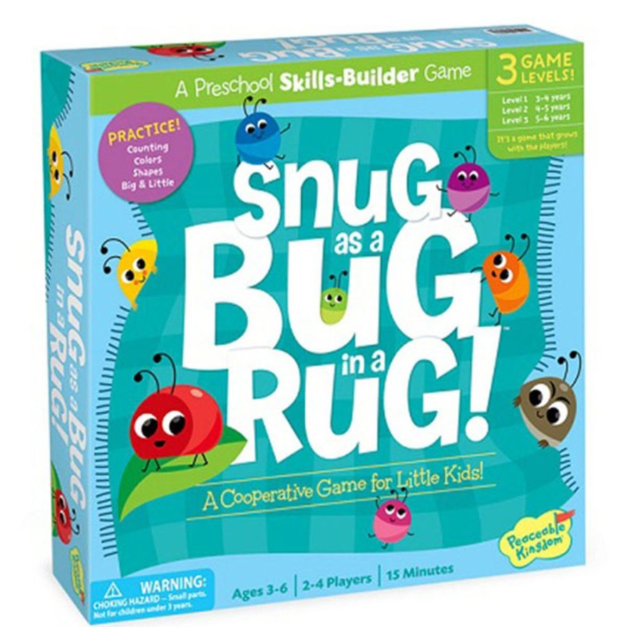 By Category Peacable Kingdom | Snug As A Bug In A Rug Cooperative Game (3-6 Yrs, 2-4 Players)