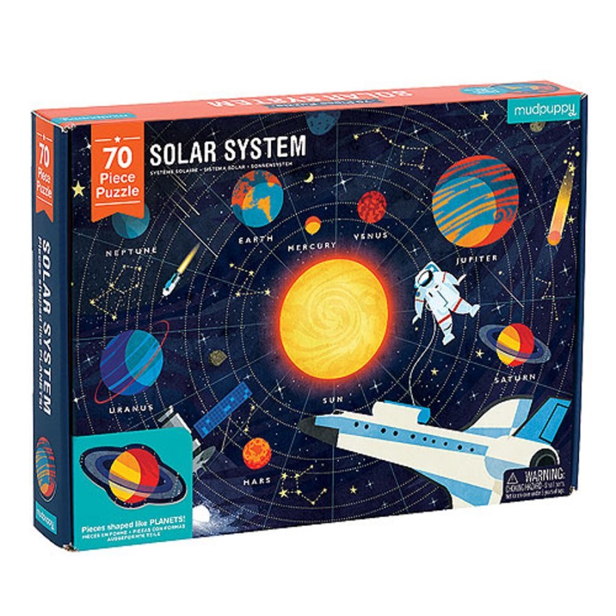 By Category Mudpuppy | Mudpuppy Geography Puzzle - Solar System (70 Pieces, 5+ Yrs)