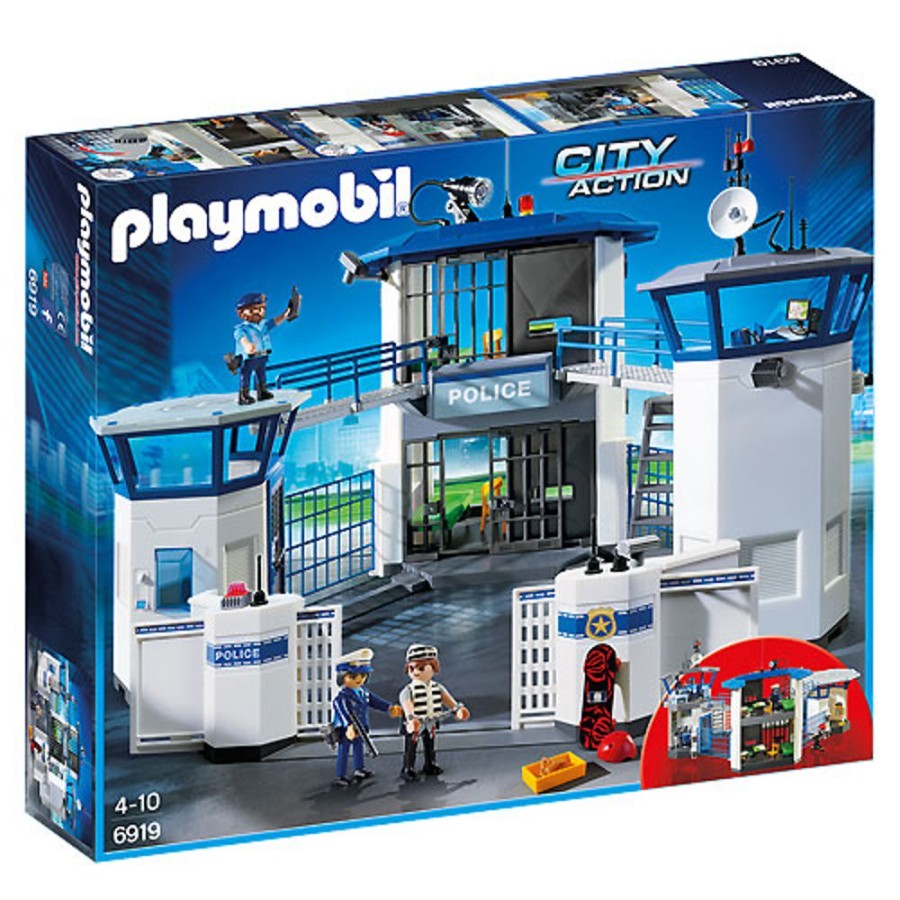 By Category Playmobil | Playmobil City Action - Police Hq With Prison