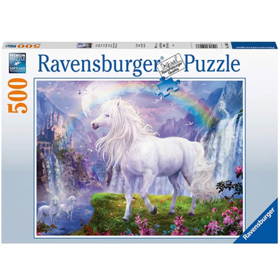 By Category Ravensburger | Ravensburger Mystic Steeds Puzzle (500 Pieces)