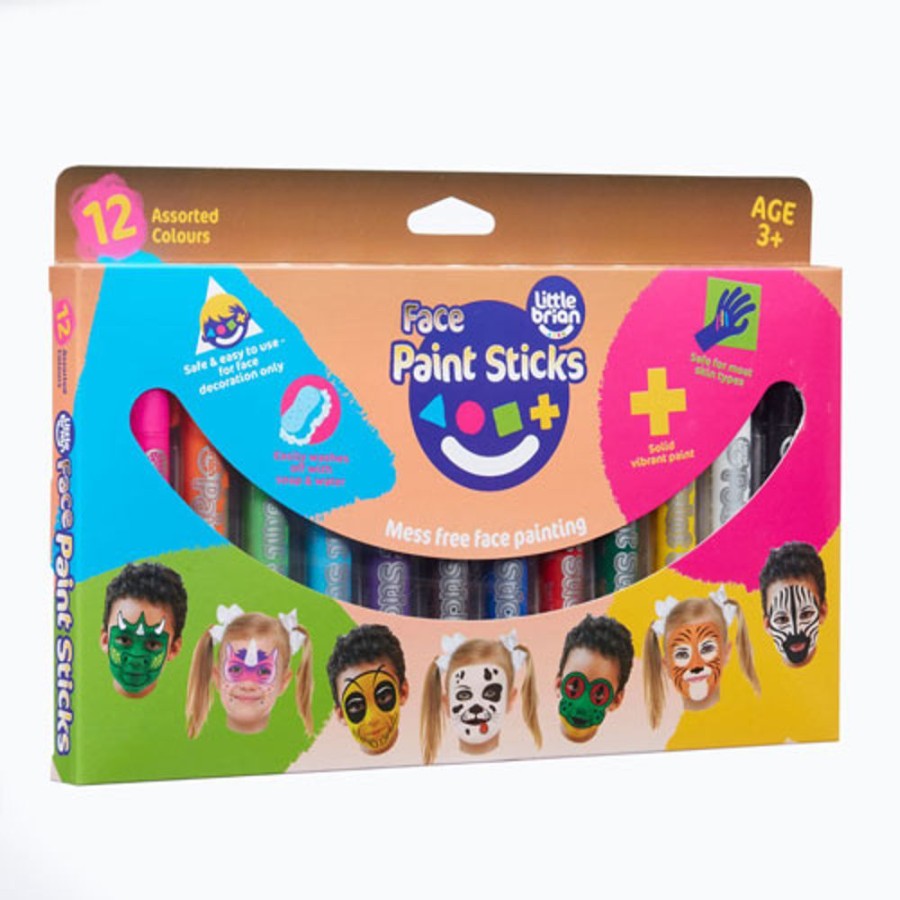 By Category Little Brian | Little Brian Face Paint Sticks - Face Painting (12 Pack)