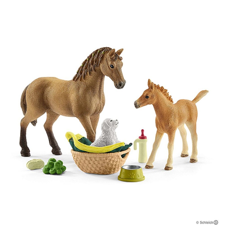 By Category Schleich | Schleich Sarah Baby Animal Care Set