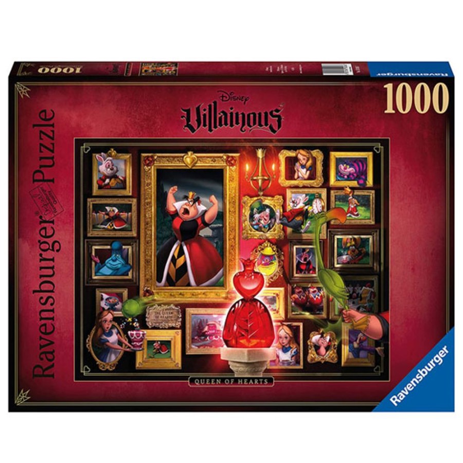 By Category Ravensburger | Ravensburger Disney Villainous - Queen Of Hearts Puzzle (1000 Pieces)