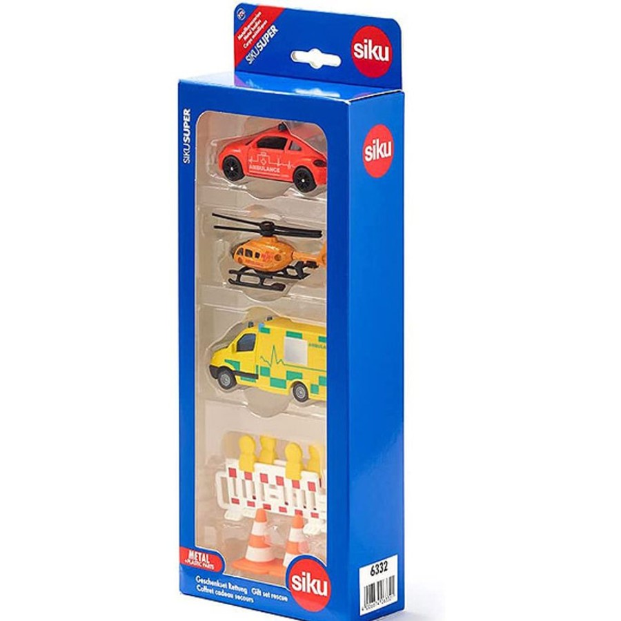 By Category Siku | Siku Diecast Emergency Vehicle - Gift Set - Rescue