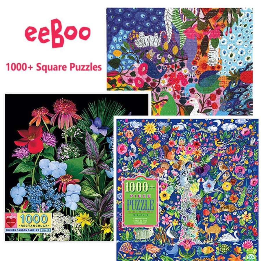 By Category eeBoo | Eeboo 1000+ Jigsaw Square Puzzle Selection