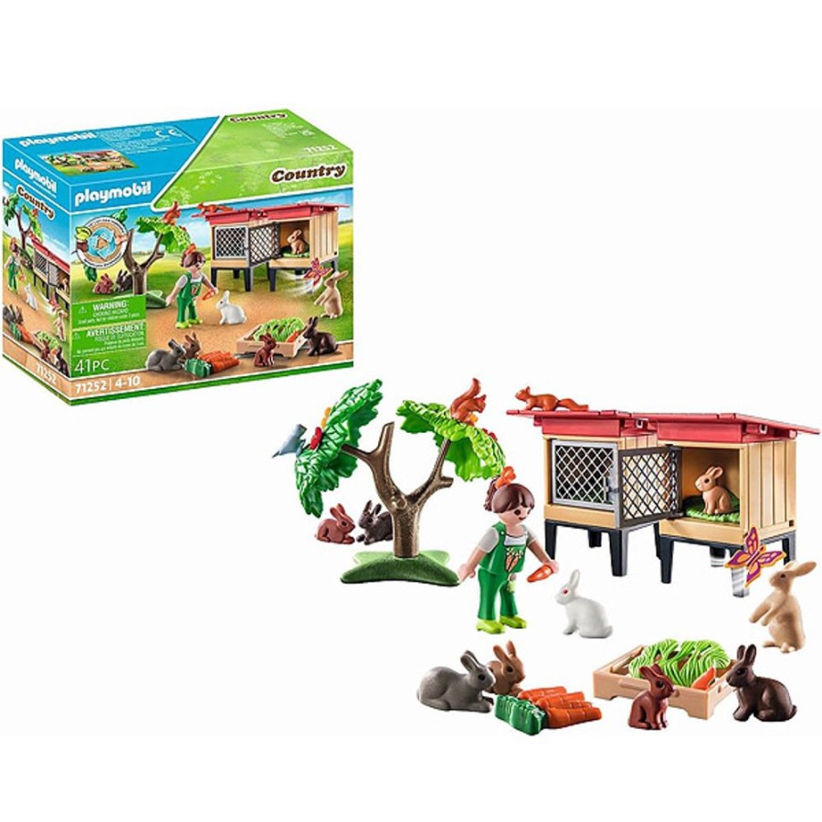 By Category Playmobil | Playmobil Country - Rabbit Hutch Enclosure (4+ Years)