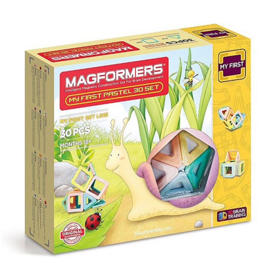 By Category Magformers | Magformers My First Pastel - 30 Pieces Set (18+Mths)