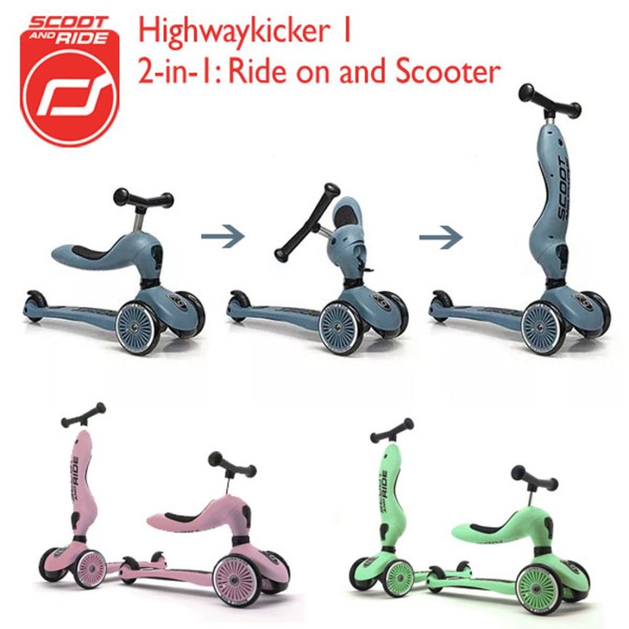 By Category Scoot and Ride | Scoot And Ride Highwaykick 1: Scooter And Ride-On (1+ Yrs)