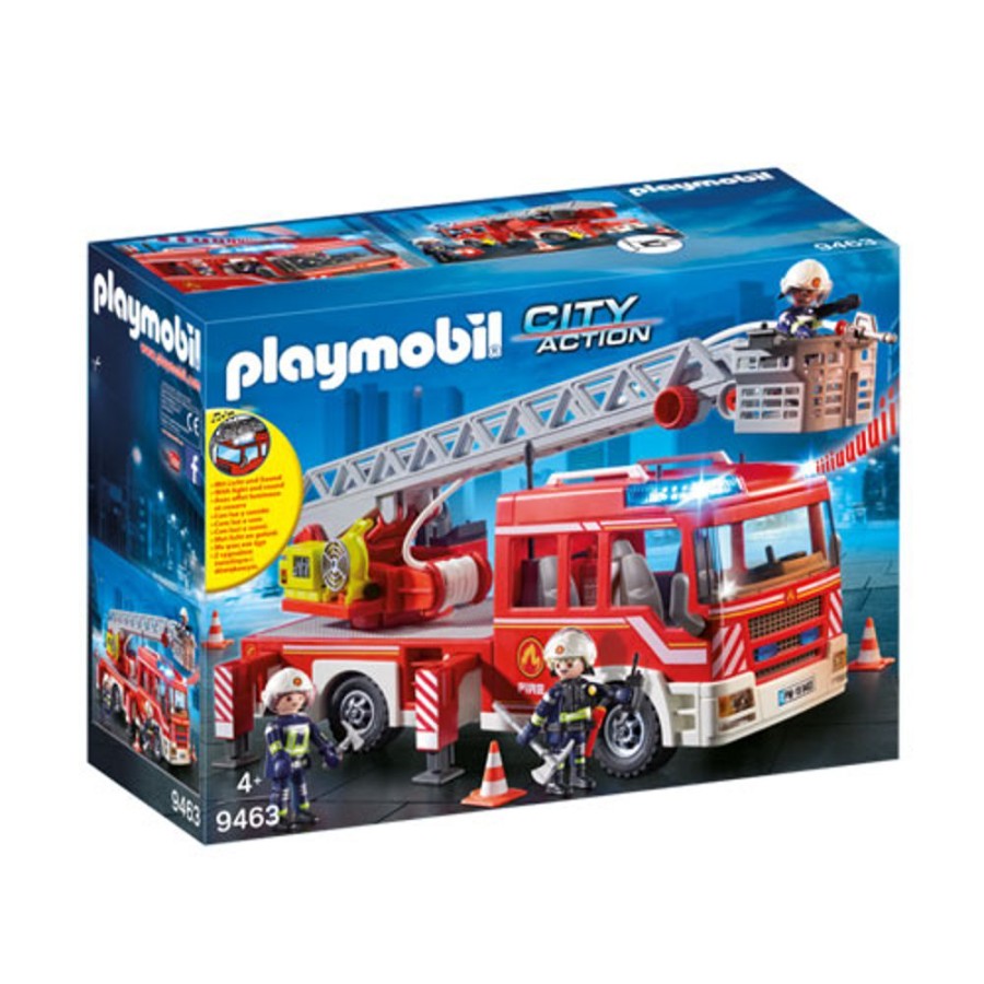 By Category Playmobil | Playmobil City Action - Fire Engine With Ladder