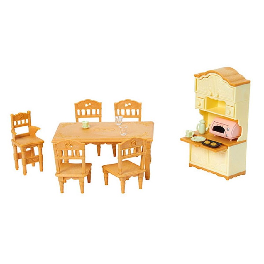 By Category Sylvanian Families | Sylvanian Families Furniture Sets - Dining Room Set