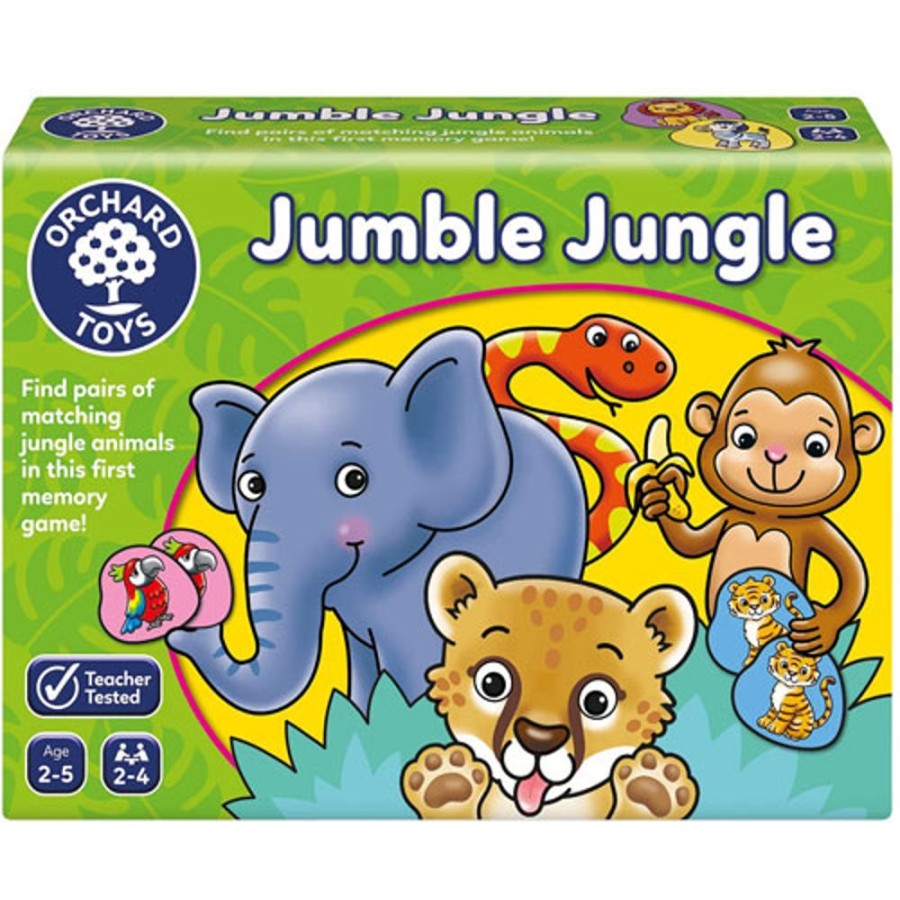 By Category Orchard Toys | Orchard Toys Match And Memory Game - Jumble Jungle (2-5 Yrs, 2-4 Players)