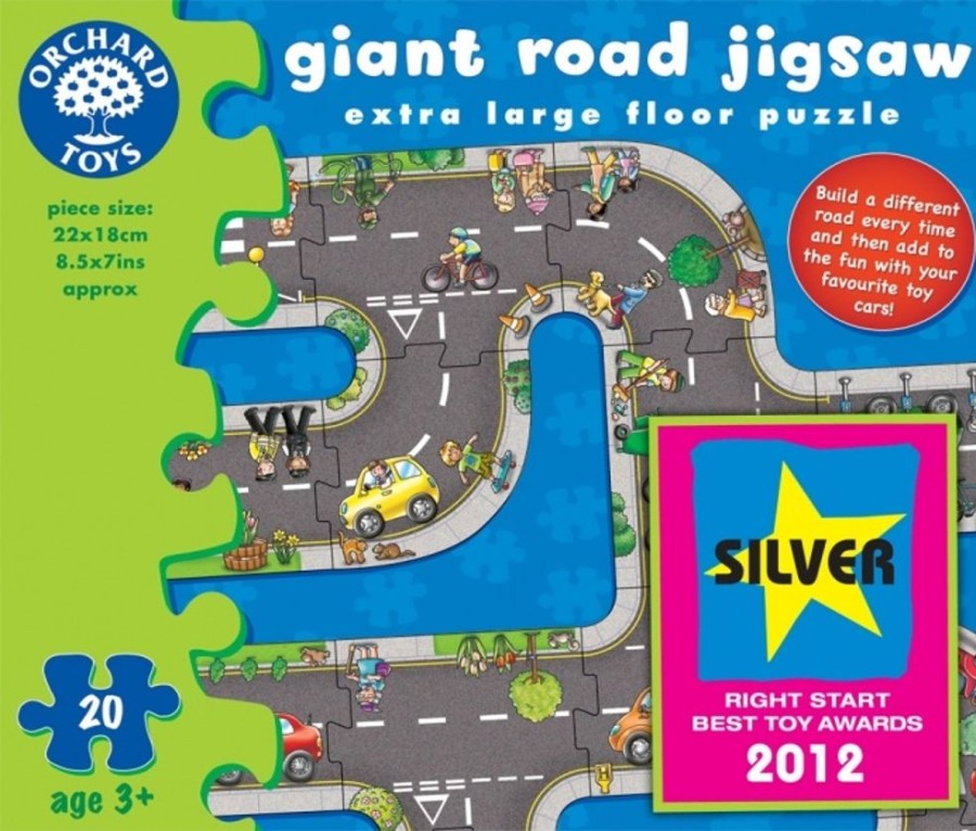 By Category Orchard Toys | Giant Road Jigsaw By Orchard Toys (20 Pieces, 3+ Yrs)