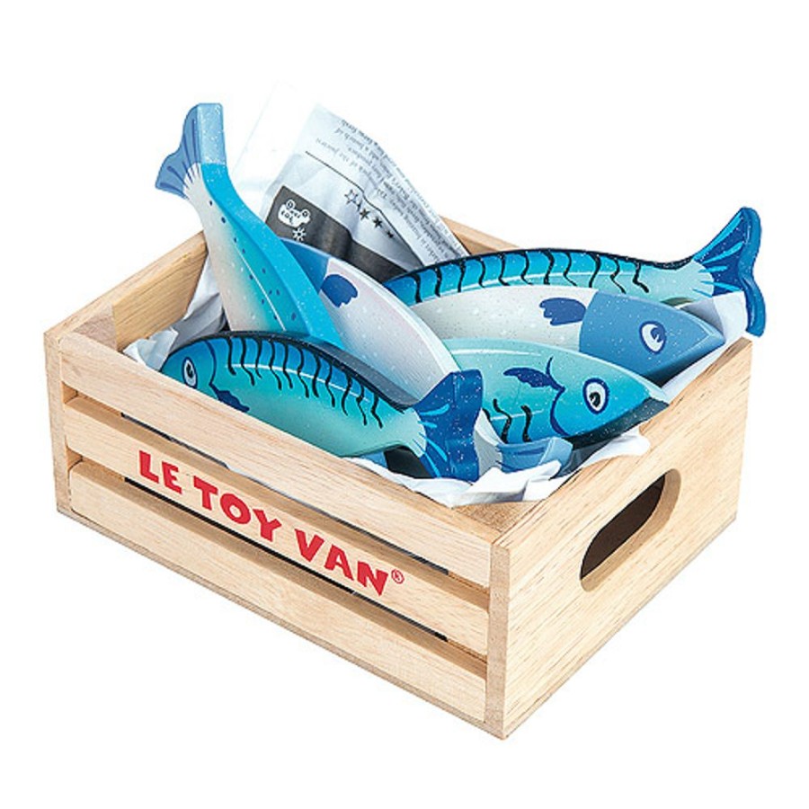 By Category Le Toy Van | Honeybake Fish In Crate By Le Toy Van