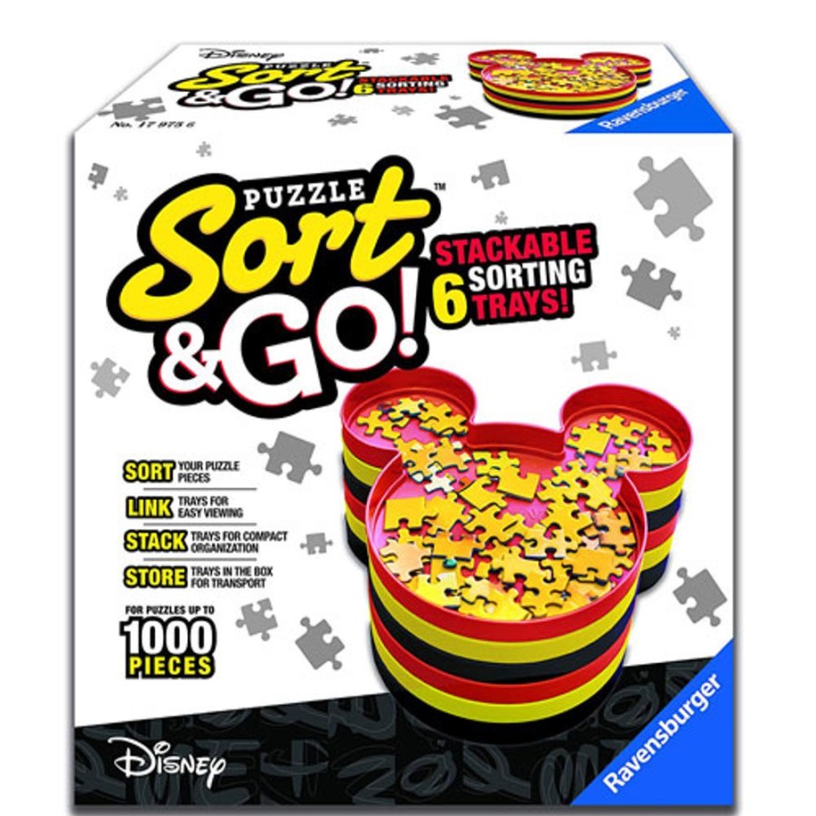 By Category Ravensburger | Ravensburger Disney Mickey'S Sort And Go! Puzzle Sorter