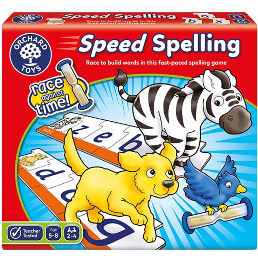 By Category Orchard Toys | Orchard Toys Speed Spelling Game (5-8 Yrs, 2-4 Players)