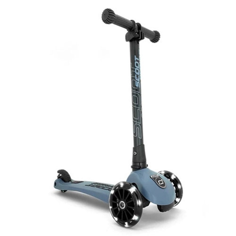 By Category Scoot and Ride | Scoot And Ride Highwaykick 3 Led Scooter- Steel Blue (3 To 6 Yrs)