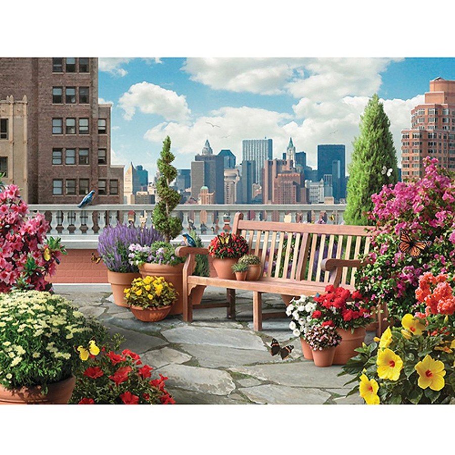 By Category Ravensburger | Ravensburger Large Format Puzzles - Rooftop Garden (500 Pieces)