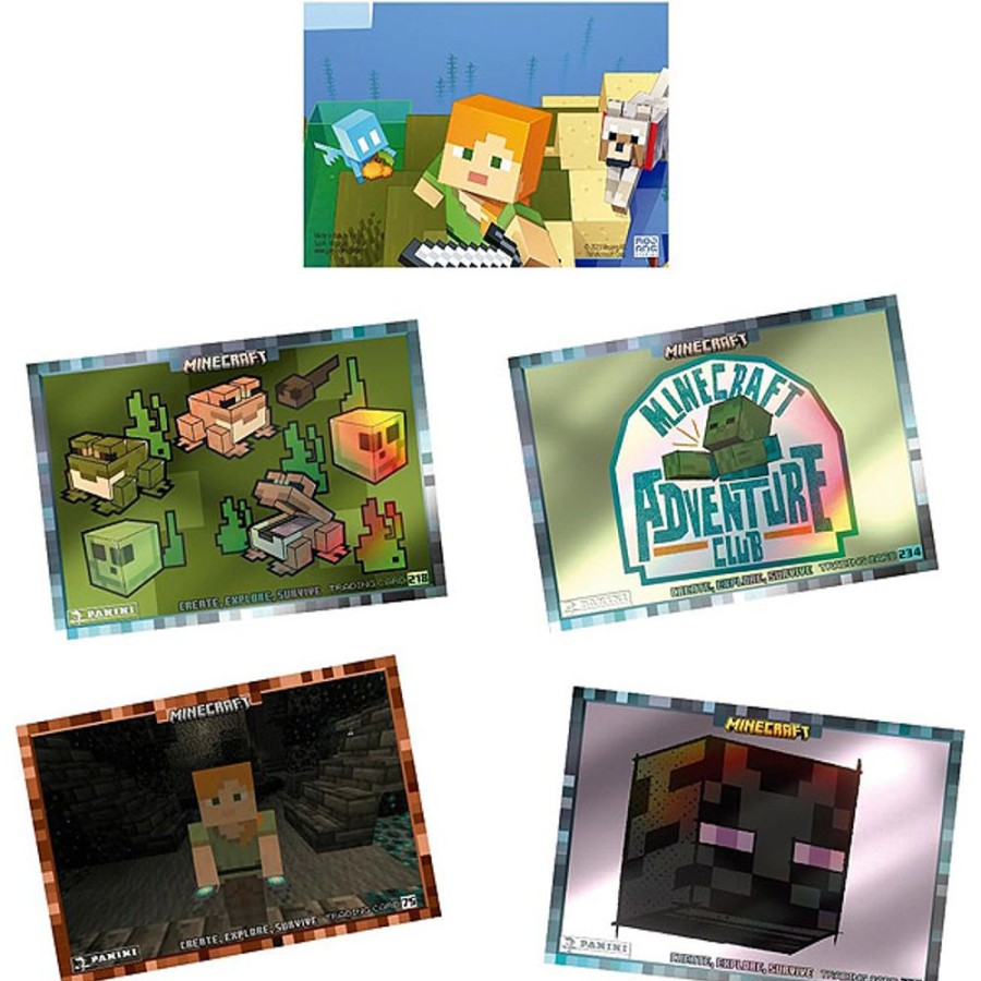 By Category Panini | Panini - Minecraft 3 Create Explore Survive Trading Cards - Starter Kit