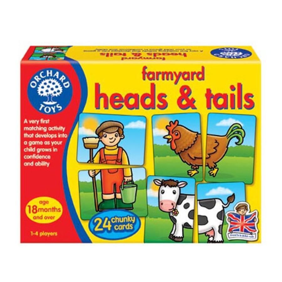 By Category Orchard Toys | Orchard Toys Farmyard Heads And Tails (18+ Months)