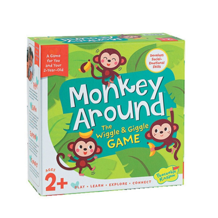 By Category Peacable Kingdom | Monkey Around - The Wiggle & Giggle Game (2+ Yrs, 2 Players)