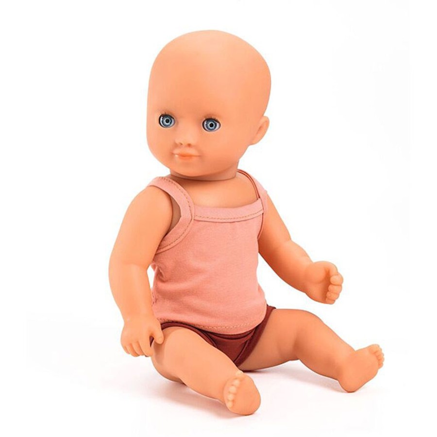 By Category Djeco | Djeco Pomea Hard Body Doll - 32Cm - Girl - Prune